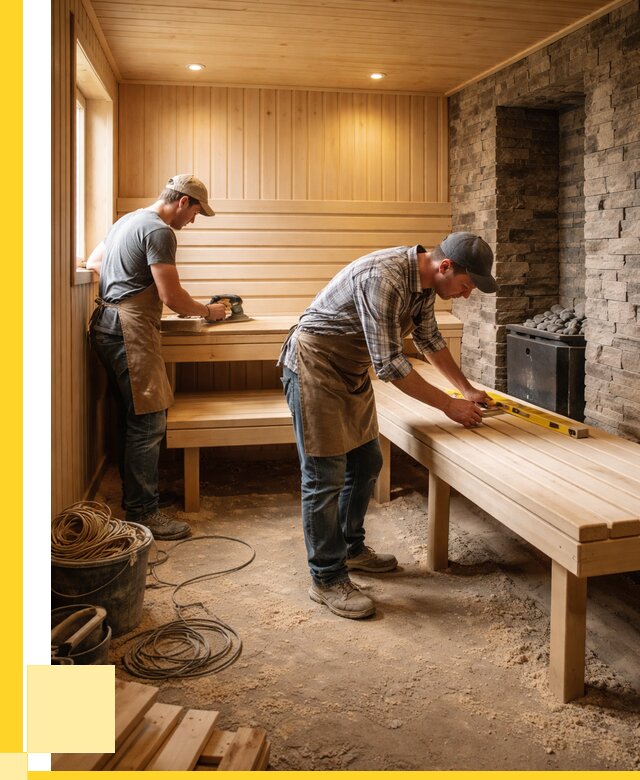 Отделка бани в Фрязине: внутренняя отделка от 3116 р. | ЭриданФрз