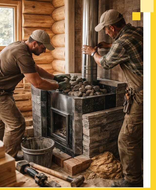 Строительство и отделка русских бань под ключ в Фрязине