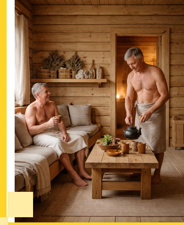 Бани с комнатой отдыха под ключ в Фрязине от 467325 р. | ЭриданФрз