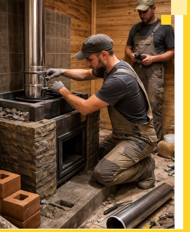 Изготовление и установка банных печей под ключ в Фрязине