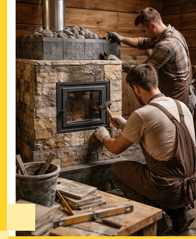 Облицовка банной печи в Фрязине от 15578 р. | ЭриданФрз