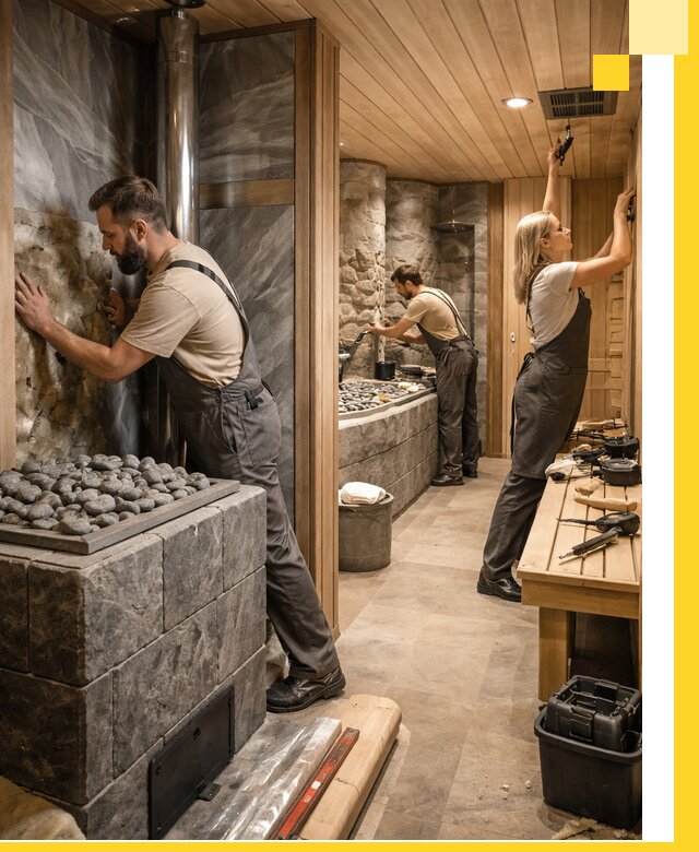 Строительство бань и SPA процедур в Фрязине под ключ и отделкой