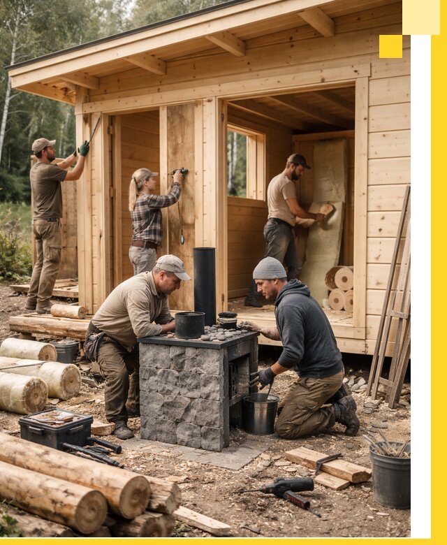 Купить баню под ключ в Фрязине строительство монтаж отделка