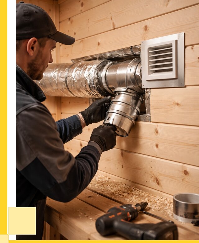 Монтаж вентиляции бани в Фрязине от 12462 р. | ЭриданФрз