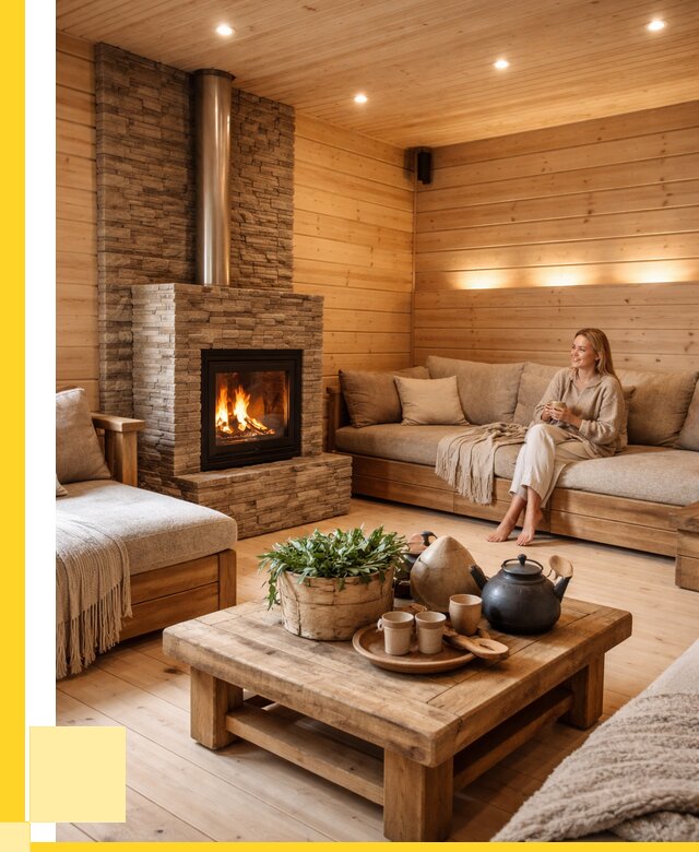 Проект бани с комнатой отдыха в Фрязине от 36348 р. | ЭриданФрз