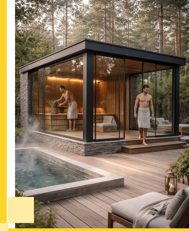 Стеклянные бани и двери в Фрязине от 467325 р. | ЭриданФрз