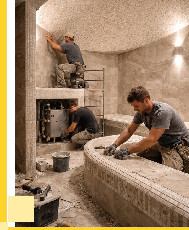 Монтаж хамамов под ключ в Фрязине от 259625 р. ЭриданФрз