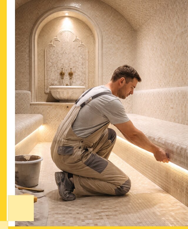 Отделка хамамов под ключ в Фрязине от 5712 р. | ЭриданФрз