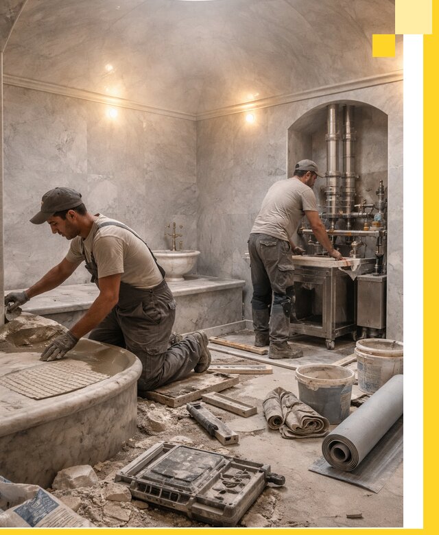 Строительство турецких бань хаммам под ключ в Фрязине