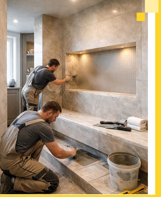 Профессиональное строительство хамама в квартире в Фрязине