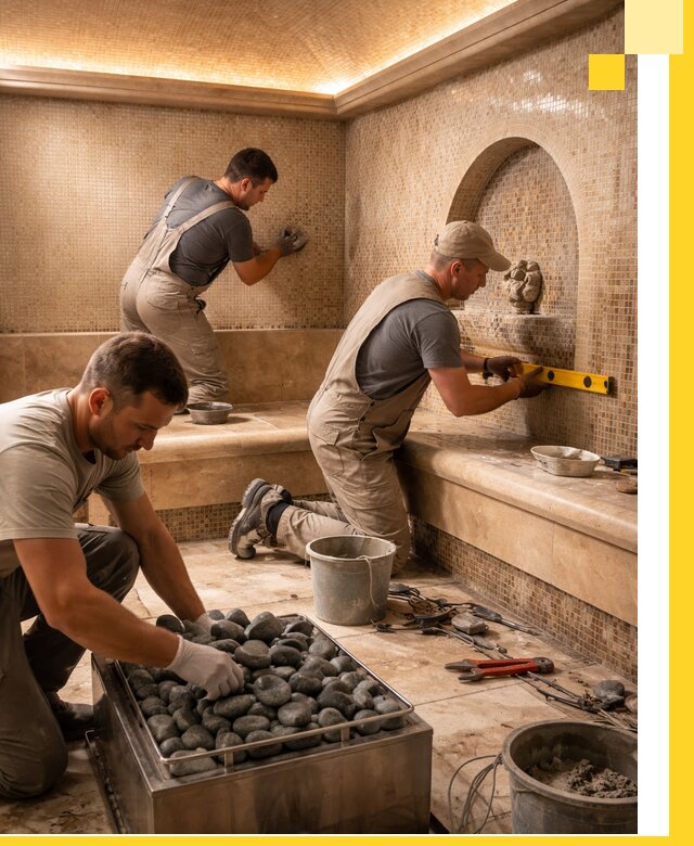 Проектирование и строительство хамама и сауны в Фрязине