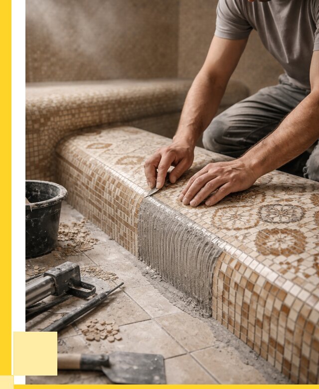 Плитка для хамама под ключ в Фрязине от 3635 р. | ЭриданФрз