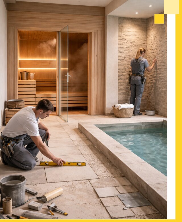 Комплексный дизайн и отделка интерьеров SPA под ключ в Фрязине